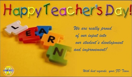 Happy Teacher's Day! С Днем учителя 2015!